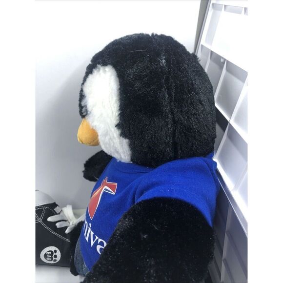 BAB CARNIVAL CRUISE SHIP LOGO BUILD A BEAR PENGUIN BAB PLUSH, Vintage 15”. Rare - Picture 10 of 16